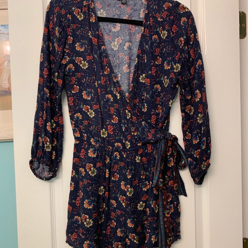 Floral romper.
